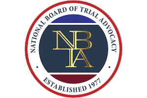 National Board of Trial Advocacy Badge