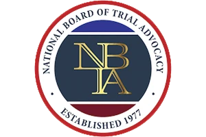 National Board of Trial Advocacy Badge